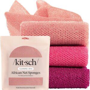 Kitsch African Net Sponges, Berry Pink New